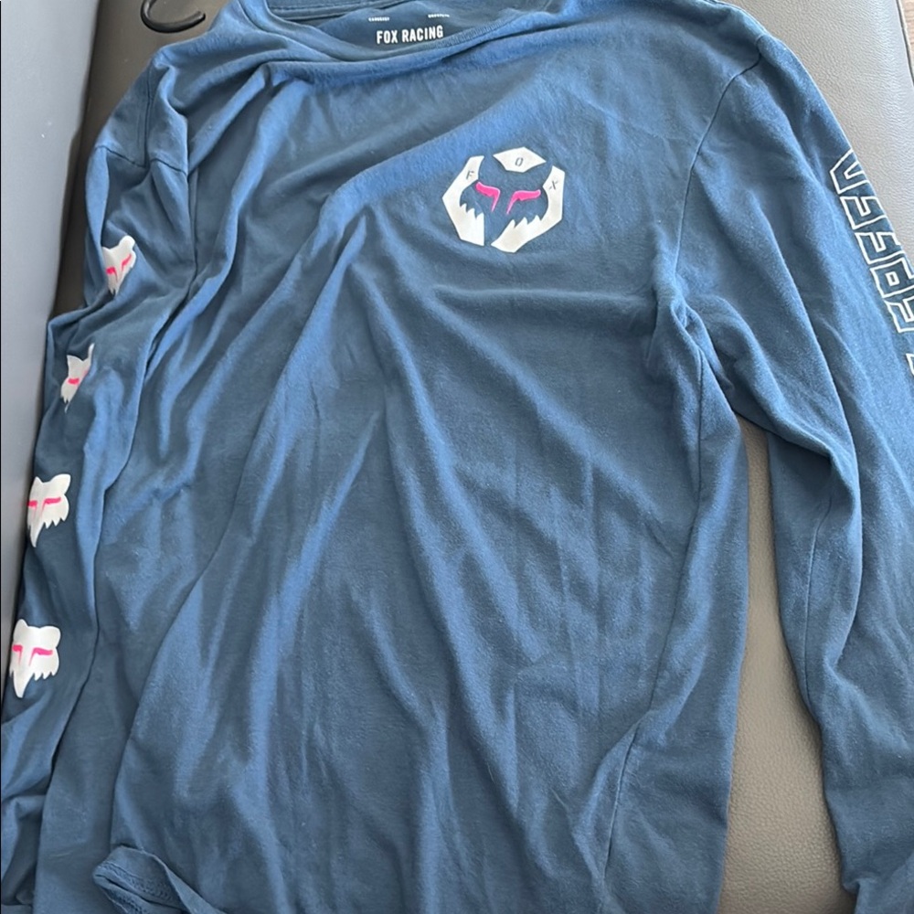 Fox Racing Blue Long Sleeve Shirt